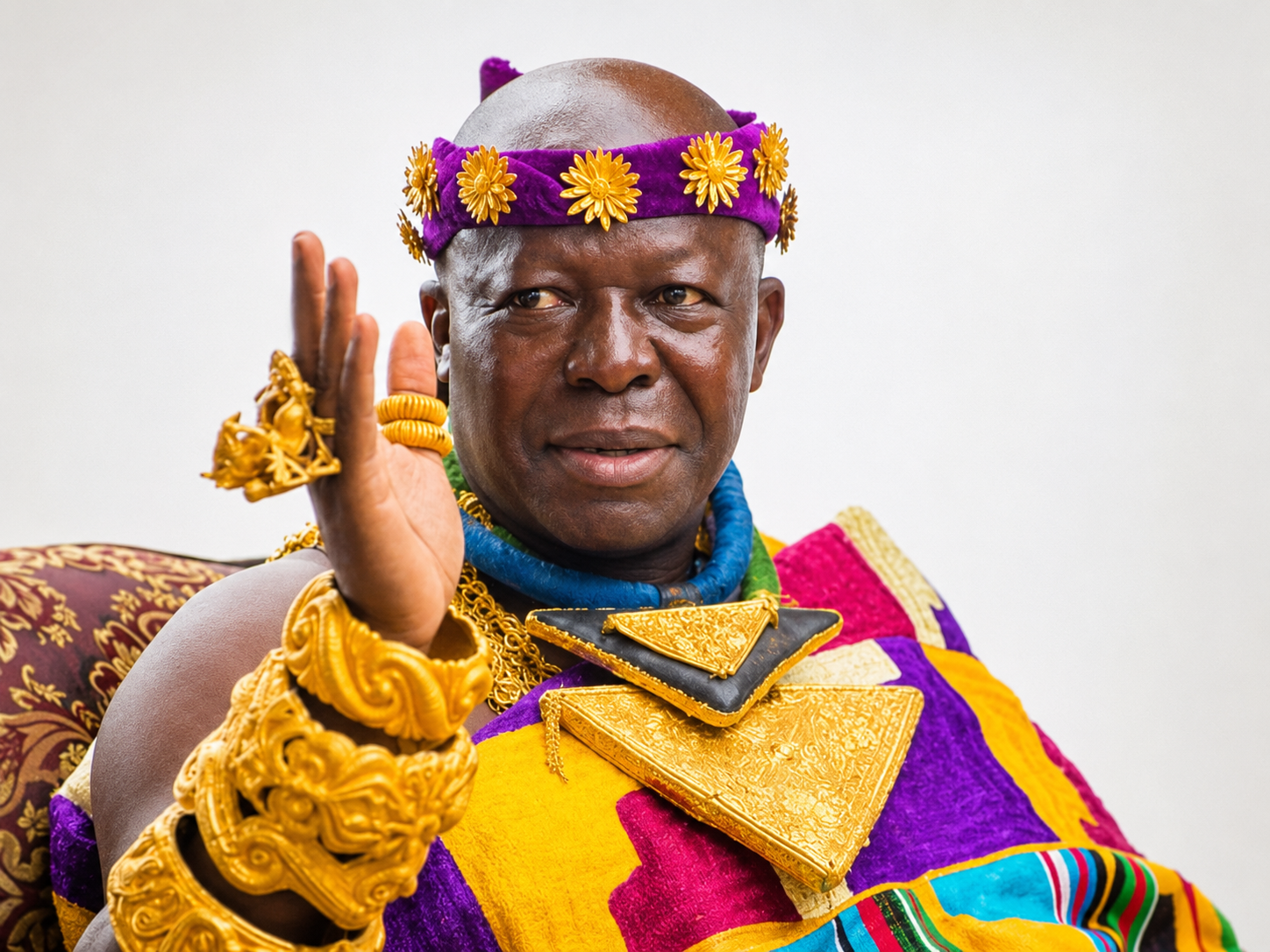 Otumfuo Commends Black Maria Team for Anti-Crime Operations in Ashanti Region