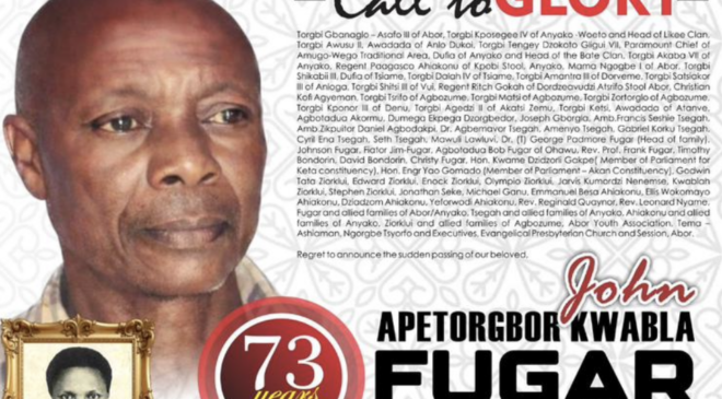 John Apetorgbor Kwabla Fugar aka Joe Dakota
