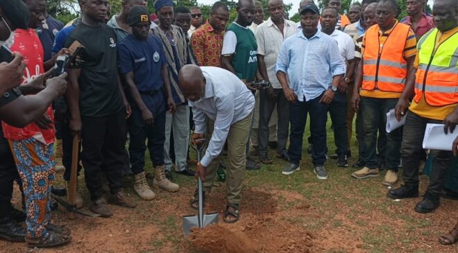 Bia East MP cuts sod for classroom blocks and water projects as residents appeal for more teachers