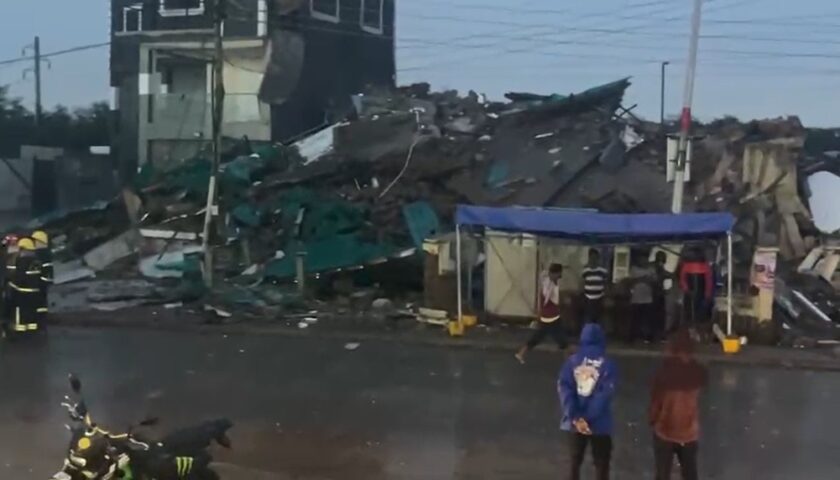 Building collapses at North Industrial Area near Melcom Plus; two trapped as rescue efforts intensify