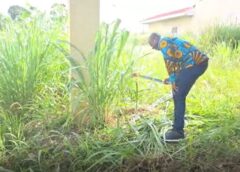 Obuasi East MP weeds Afari Military Hospital grounds, demands immediate operationalisation