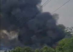 Massive fire guts alcohol warehouse at Tema Community 26
