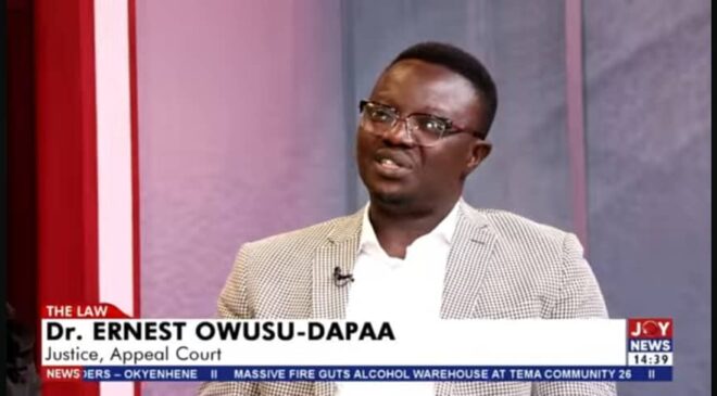 Digitisation has strengthened justice delivery across Ghana — Justice Owusu-Dapaa